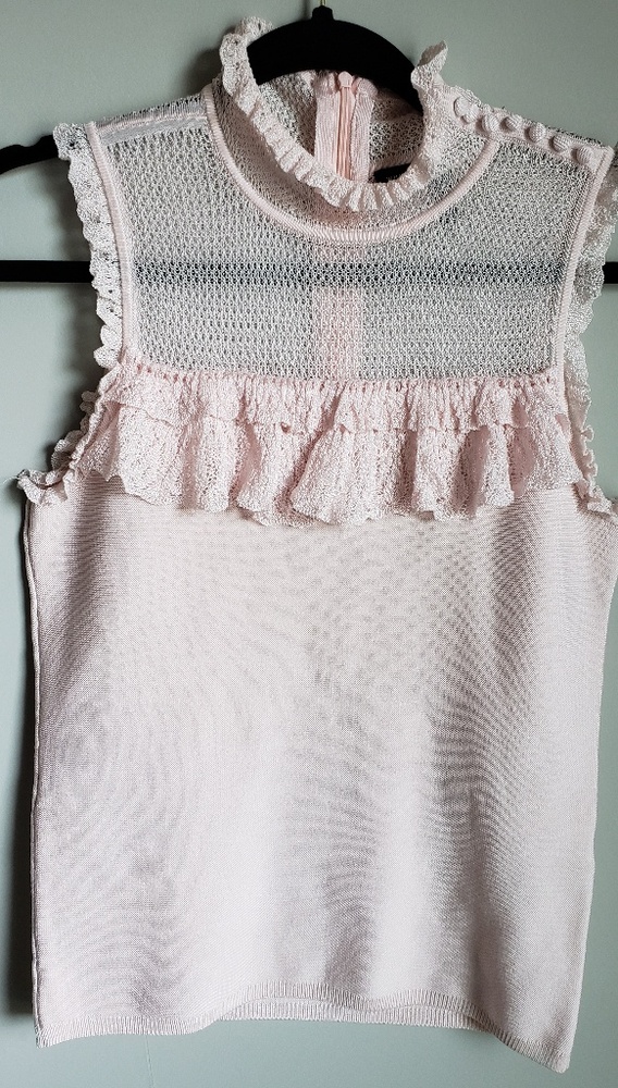 Whitehouse Black Market Pink Blouse